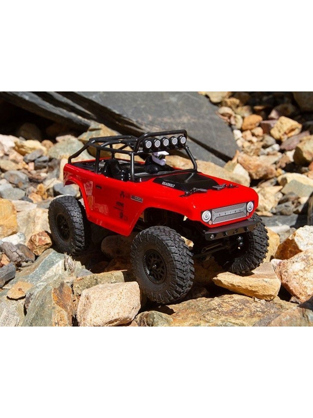 Модель для трофи 1:24 Axial SCX24 Deadbolt 4WD, электро, RTR (красный)