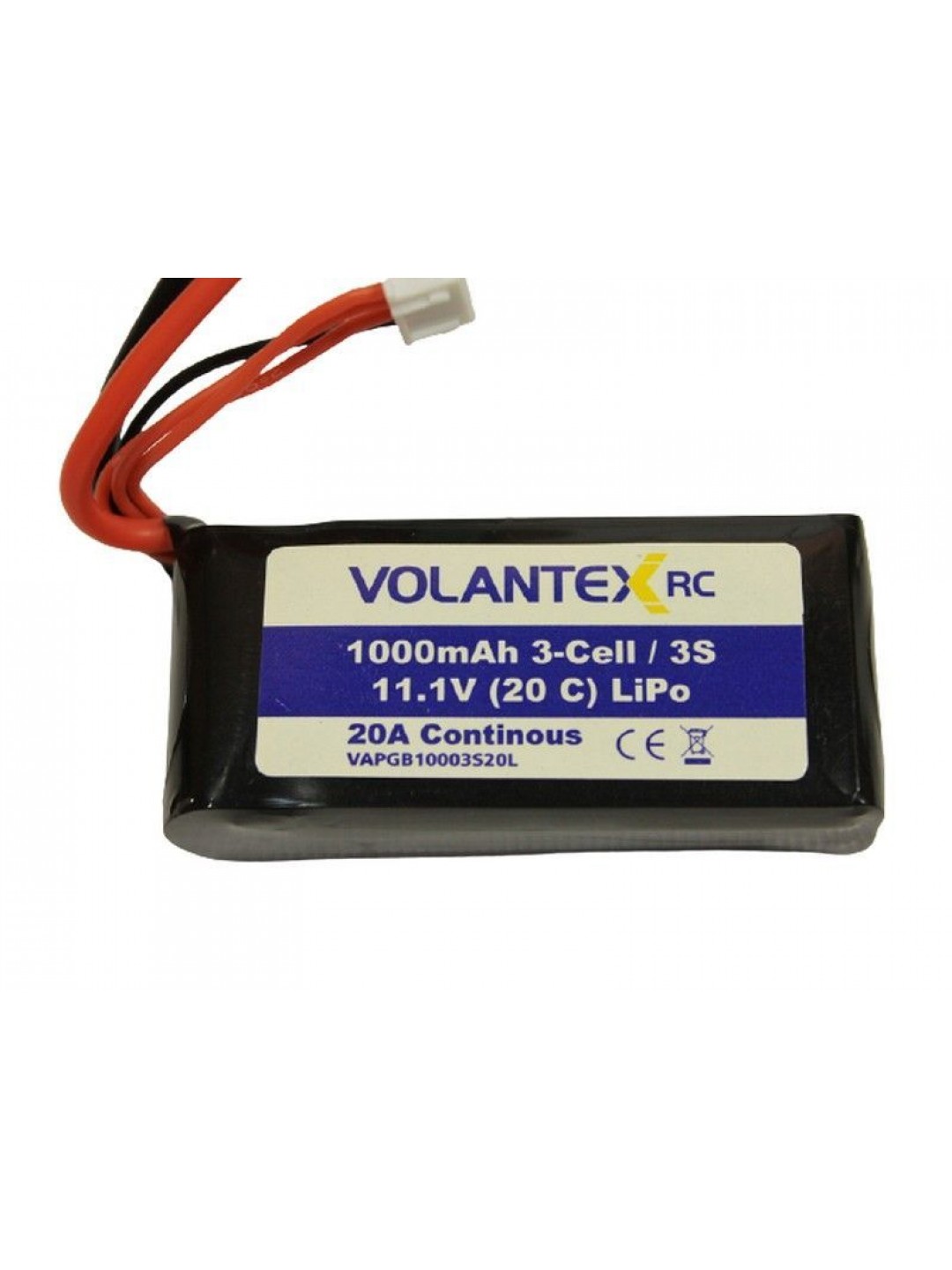 Аккумулятор Li-Po 1000mAh, 11,1V XT60 для катера Volantex RC Vector SR48