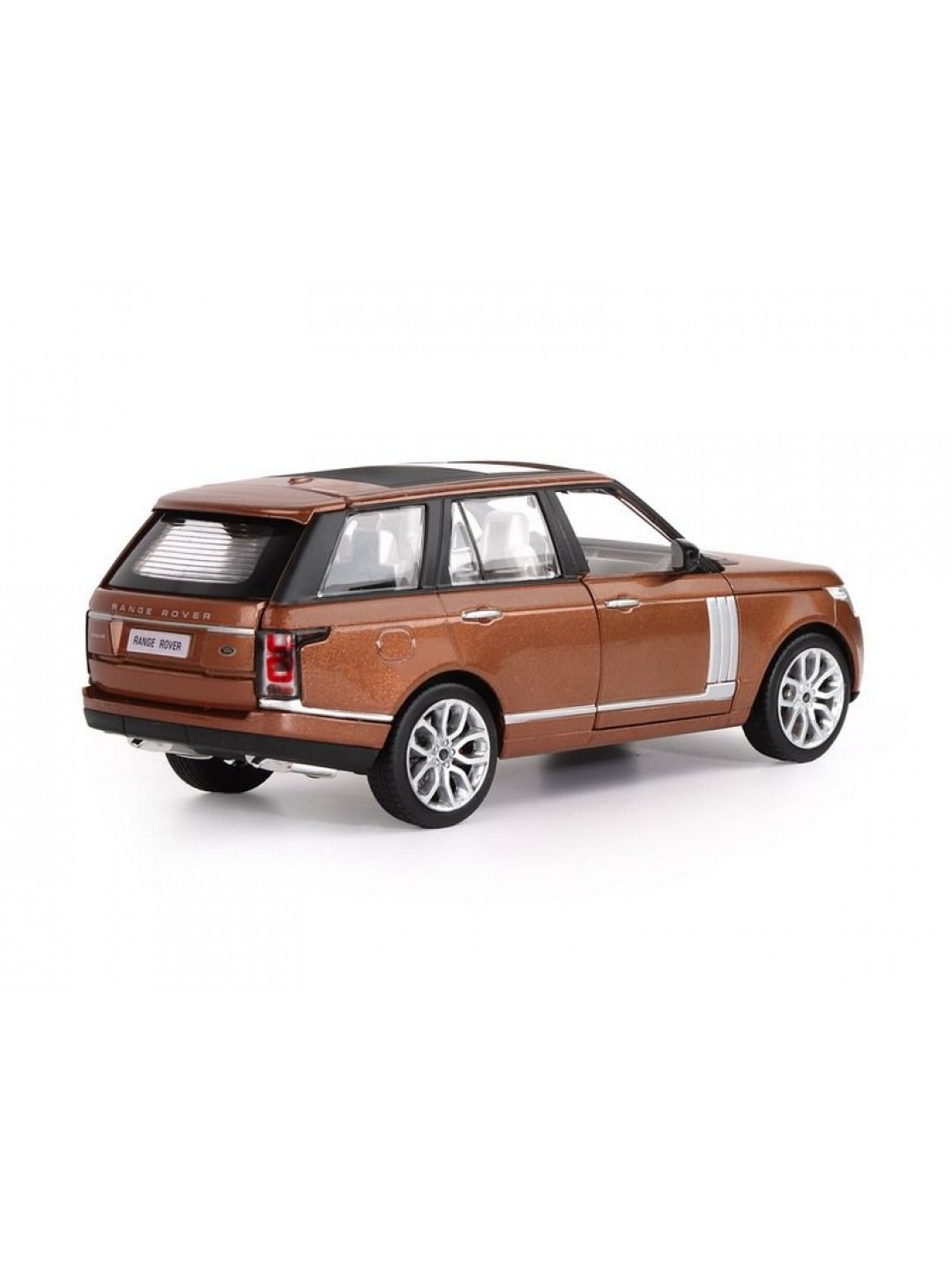 Машина "АВТОПАНОРАМА" Range Rover, оранжевый, 1/26, свет, звук, в/к 24,5*12,5*10,5 см