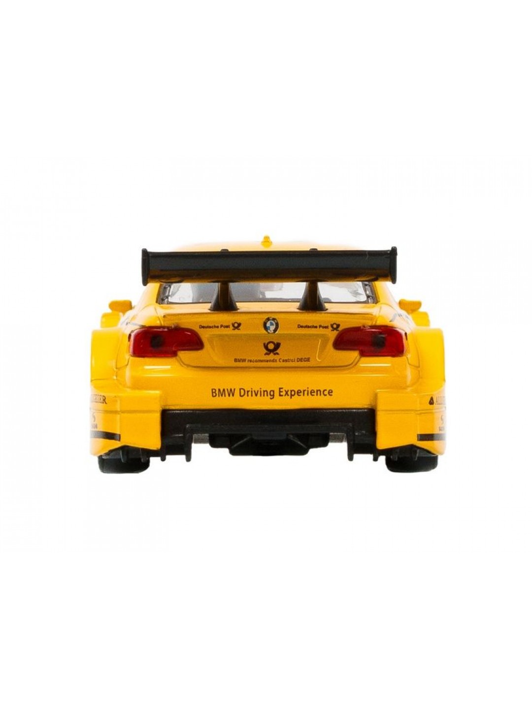 Машина "АВТОПАНОРАМА" BMW M3 DTM, желтый, 1/42, инерция, в/к 17,5*12,5*6,5 см