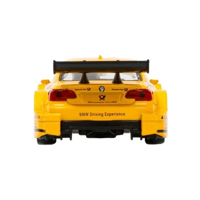 Машина "АВТОПАНОРАМА" BMW M3 DTM, желтый, 1/42, инерция, в/к 17,5*12,5*6,5 см