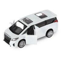 Машина "АВТОПАНОРАМА" Toyota Alphard, белый, 1/43, инерция, откр. двери, в/к 17,5*12,5*6,5 см Машина "АВТОПАНОРАМА" Toyota Alphard, белый, 1/43, инерция, откр. двери, в/к 17,5*12,5*6,5 см