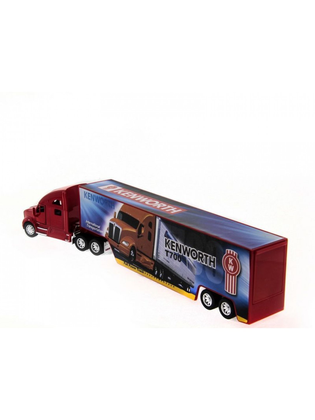 Машина Kinsmart 1:40 Keworth T700 инерция  в/к