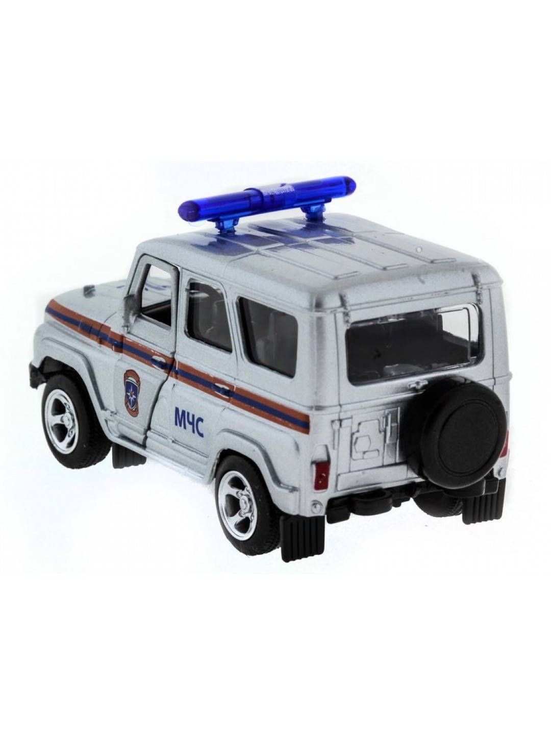 Машина "АВТОПАНОРАМА" инерц. УАЗ-469 (МЧС) 1/50, в/к 12*7*5,5 см