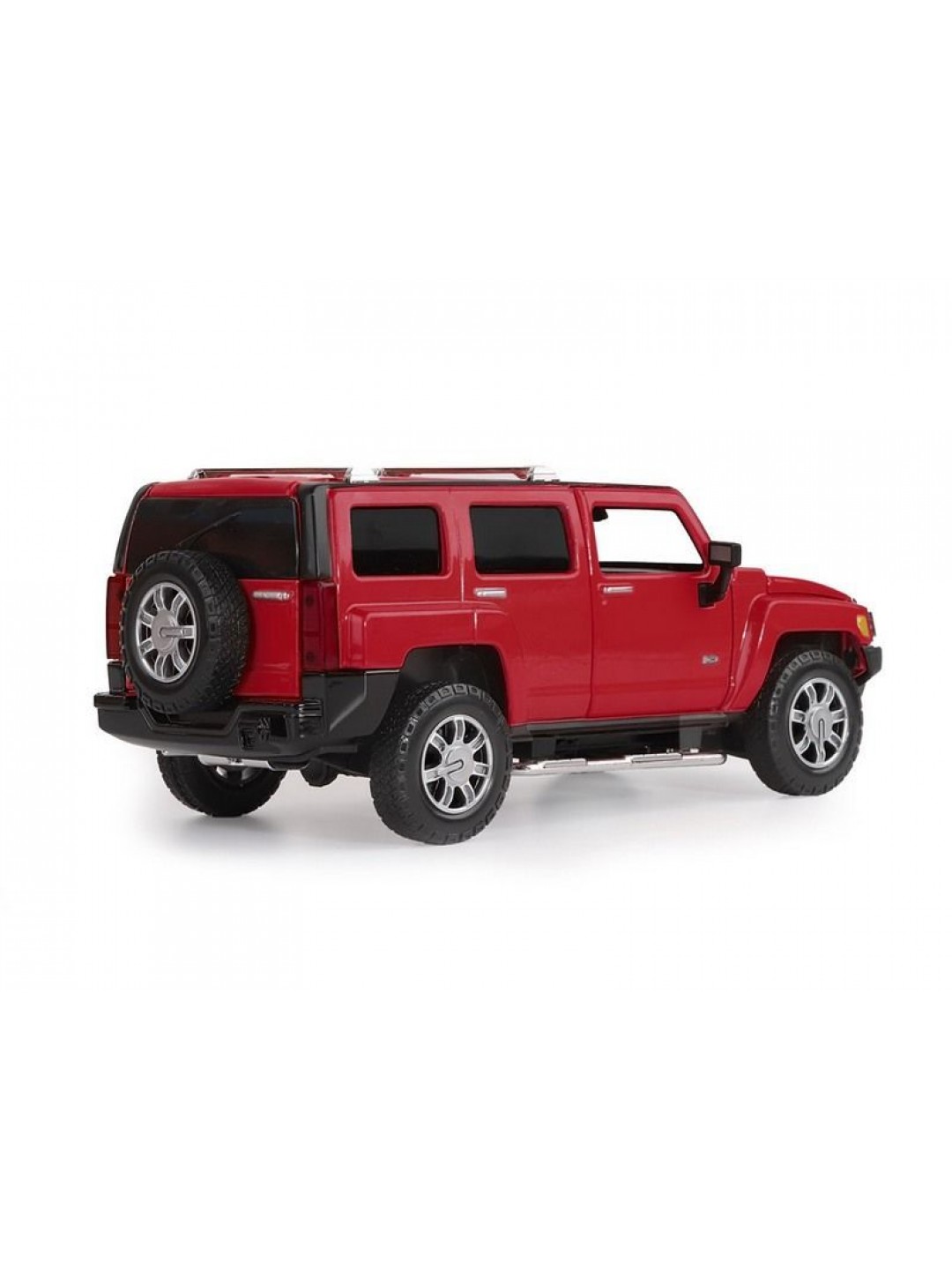 Машина "АВТОПАНОРАМА" Hummer H3, красный, 1/24, свет, звук, в/к 24,5*12,5*10,5 см