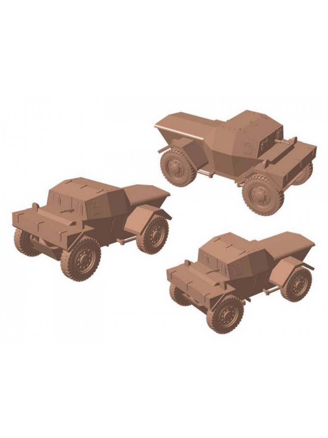 Сборная модель ZVEZDA Британский бронеавтомобиль "Динго", 1/100
