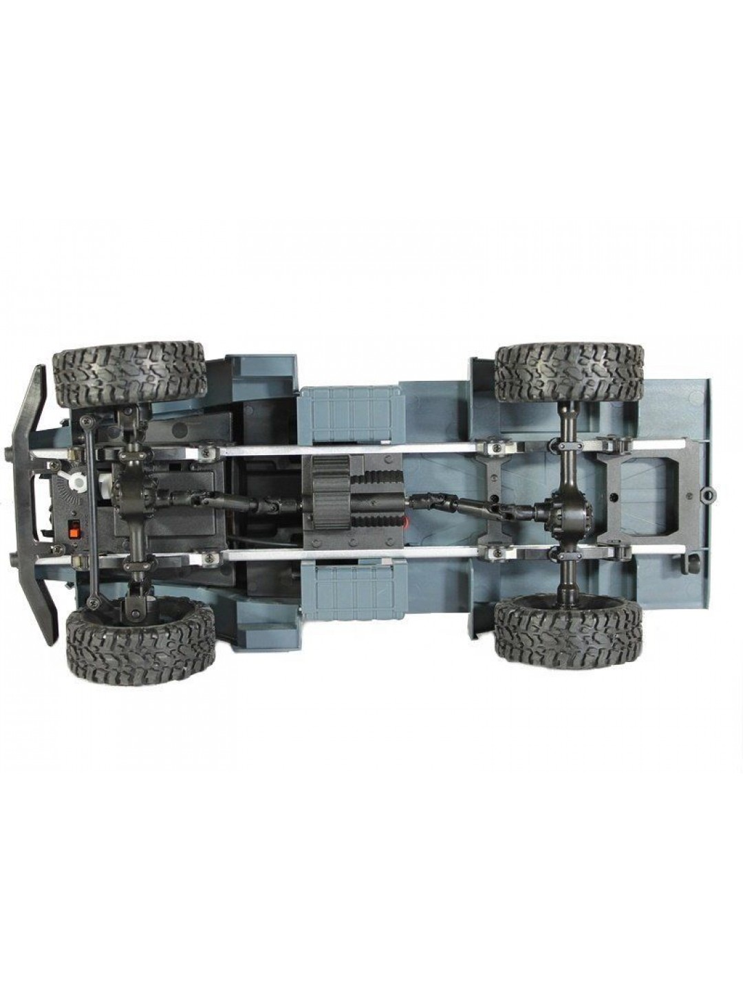 Радиоуправляемая машина MN MODEL военный грузовик (серый) 4WD 2.4G 1/16 RTR