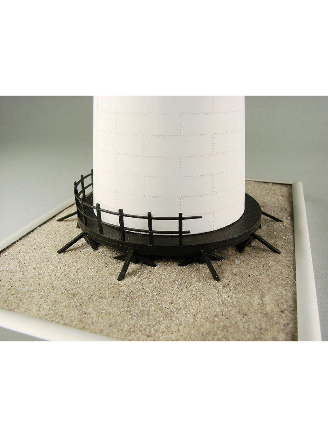 Сборная картонная модель Shipyard маяк Cape Bowling Green Lighthouse (№61), 1/72