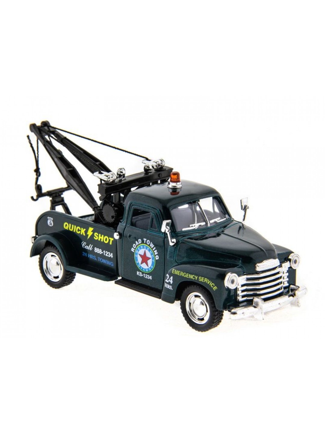 Машина Kinsmart 1953 Chevrolet 3100 Wreckler инерция (1/12шт.) 1:38 б/к