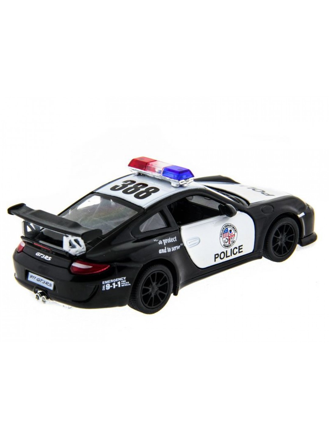 Машина Kinsmart 1:36 Porsche 911 GT3 RS (Police) в асс. инерция (1/12шт.) б/к