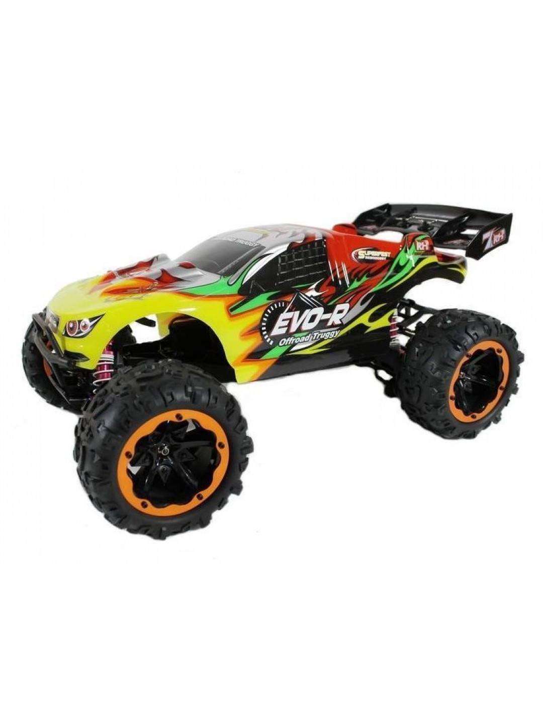 Радиоуправляемая трагги Remo Hobby EVO-R Brushless UPGRADE (красная) 4WD 2.4G 1/8 RTR