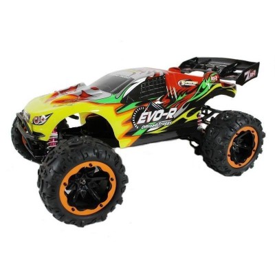Радиоуправляемая трагги Remo Hobby EVO-R Brushless UPGRADE (красная) 4WD 2.4G 1/8 RTR