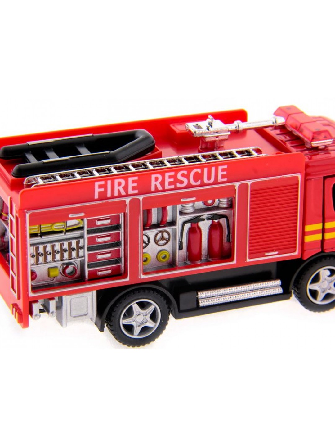 Машина Kinsmart Пожарная машина Rescue Fire Engine инерция (1/12шт.) б/к