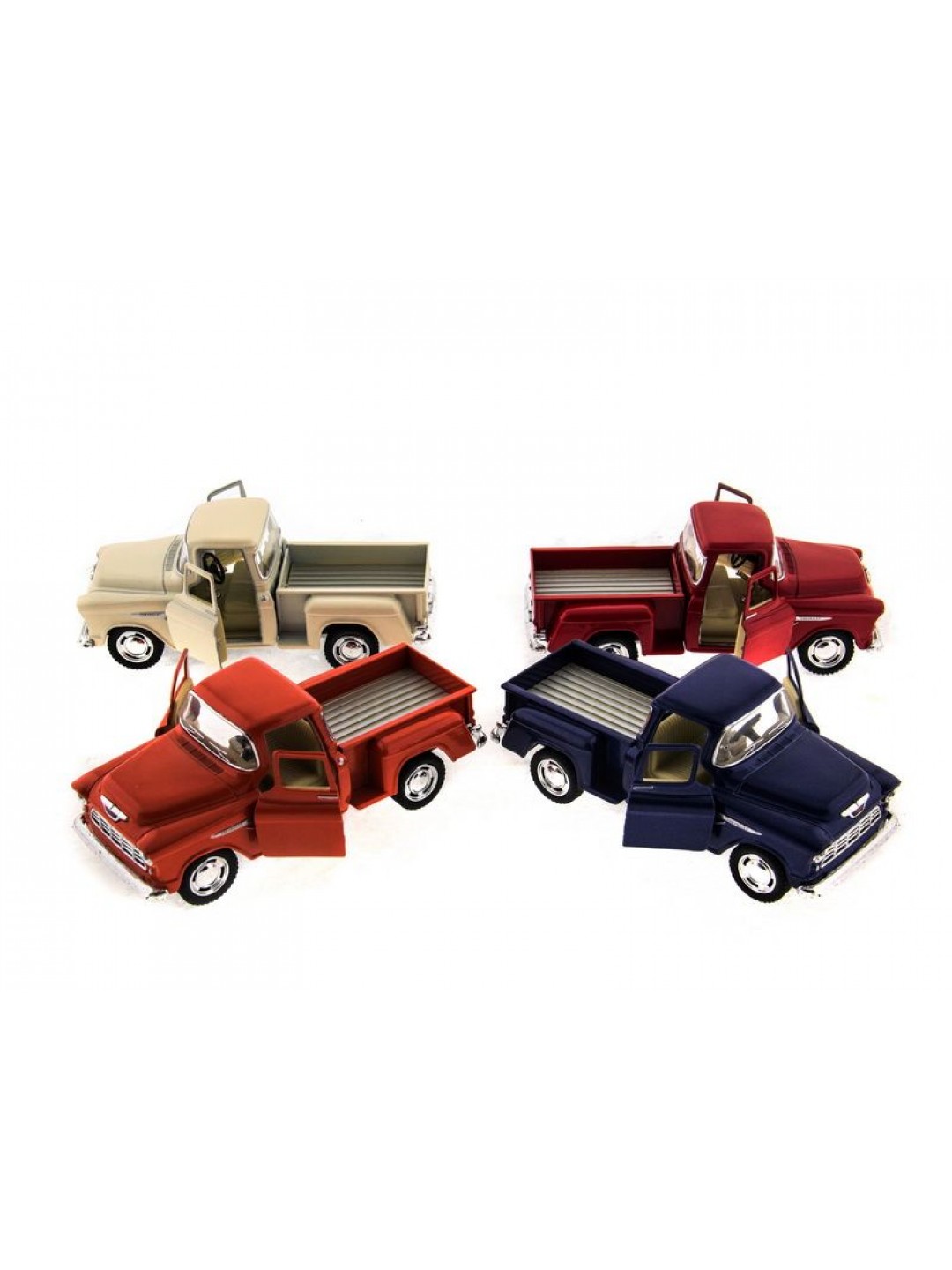Машина Kinsmart "Chevy Stepside Pick Up" инерция (1/12шт.) 1:32 б/к