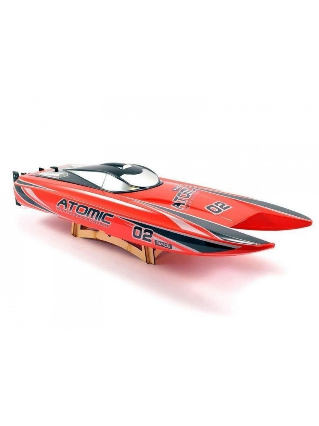 Радиоуправляемый катамаран Volantex RC ATOMIC 700 красный Brushless 2.4G LiPo RTR