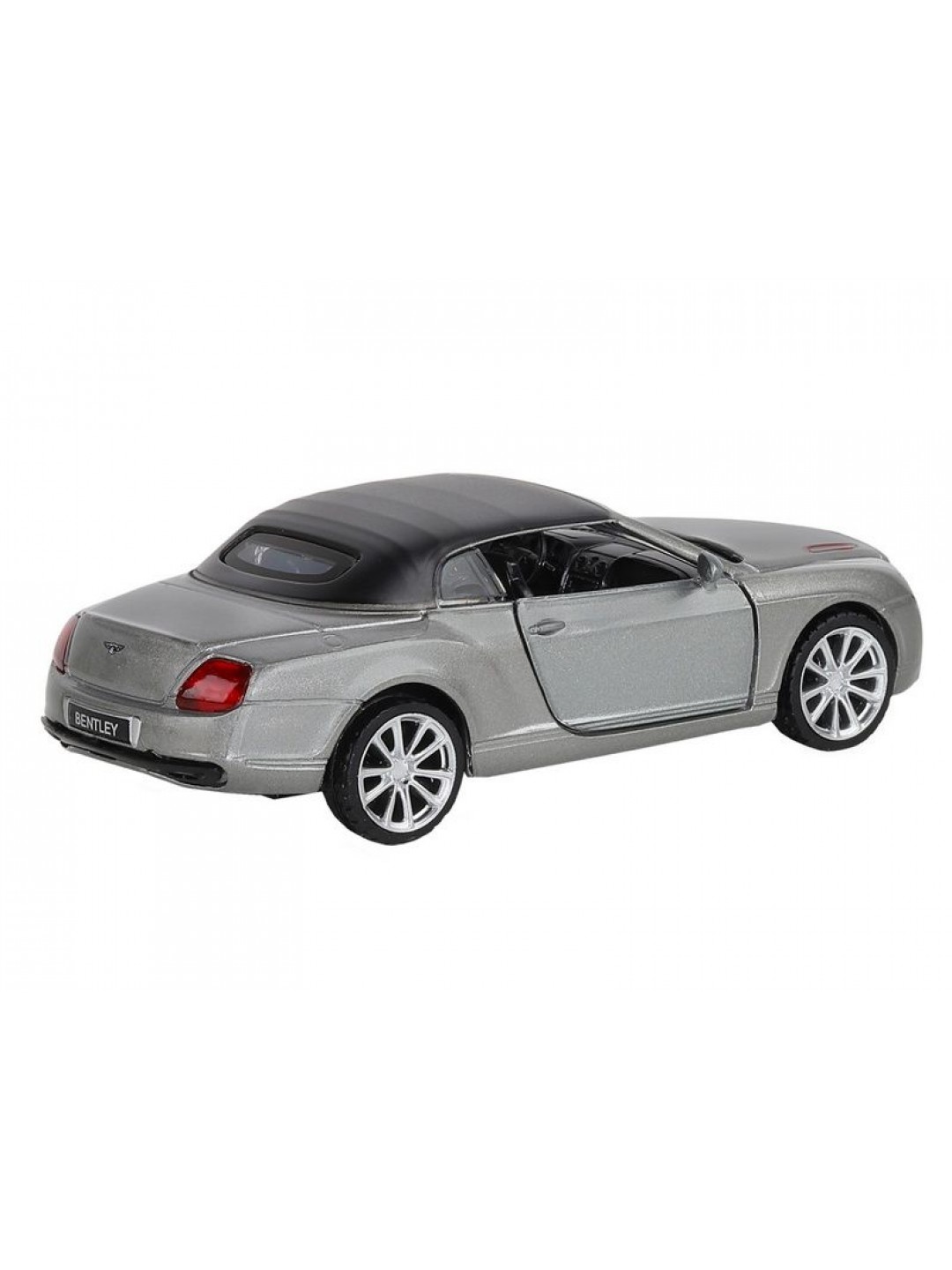 Машина "АВТОПАНОРАМА" Bentley Supersport ISR серый, 1/43, инерция, в/к 17,5*12,5*6,5 см