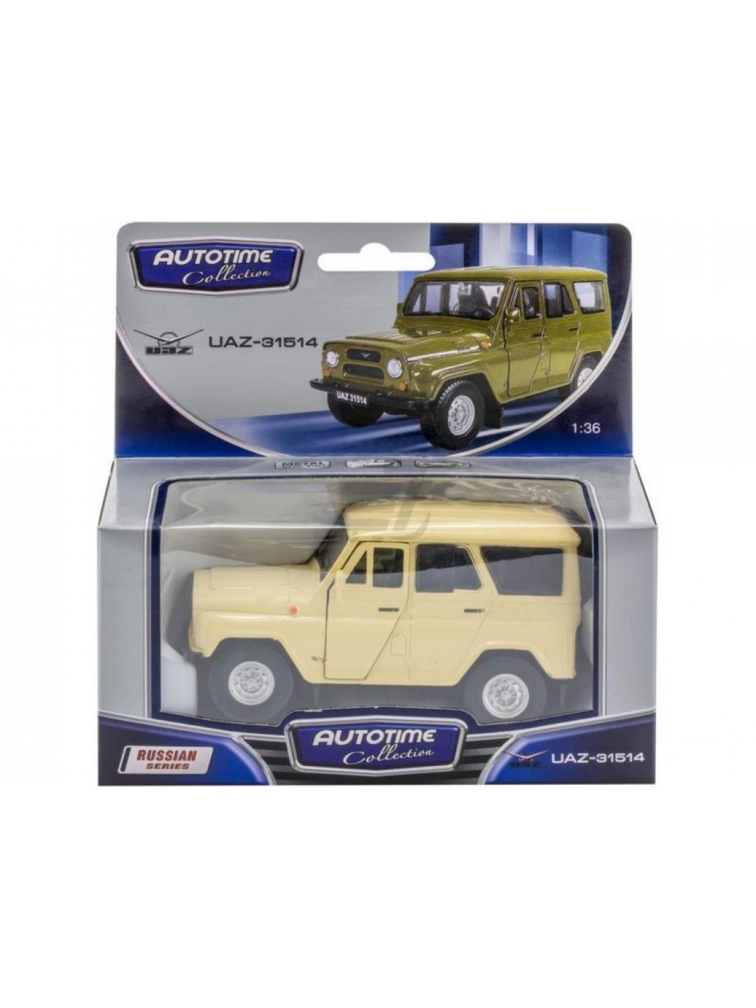 Машина Autotime "UAZ 31514" гражданская 1:36
