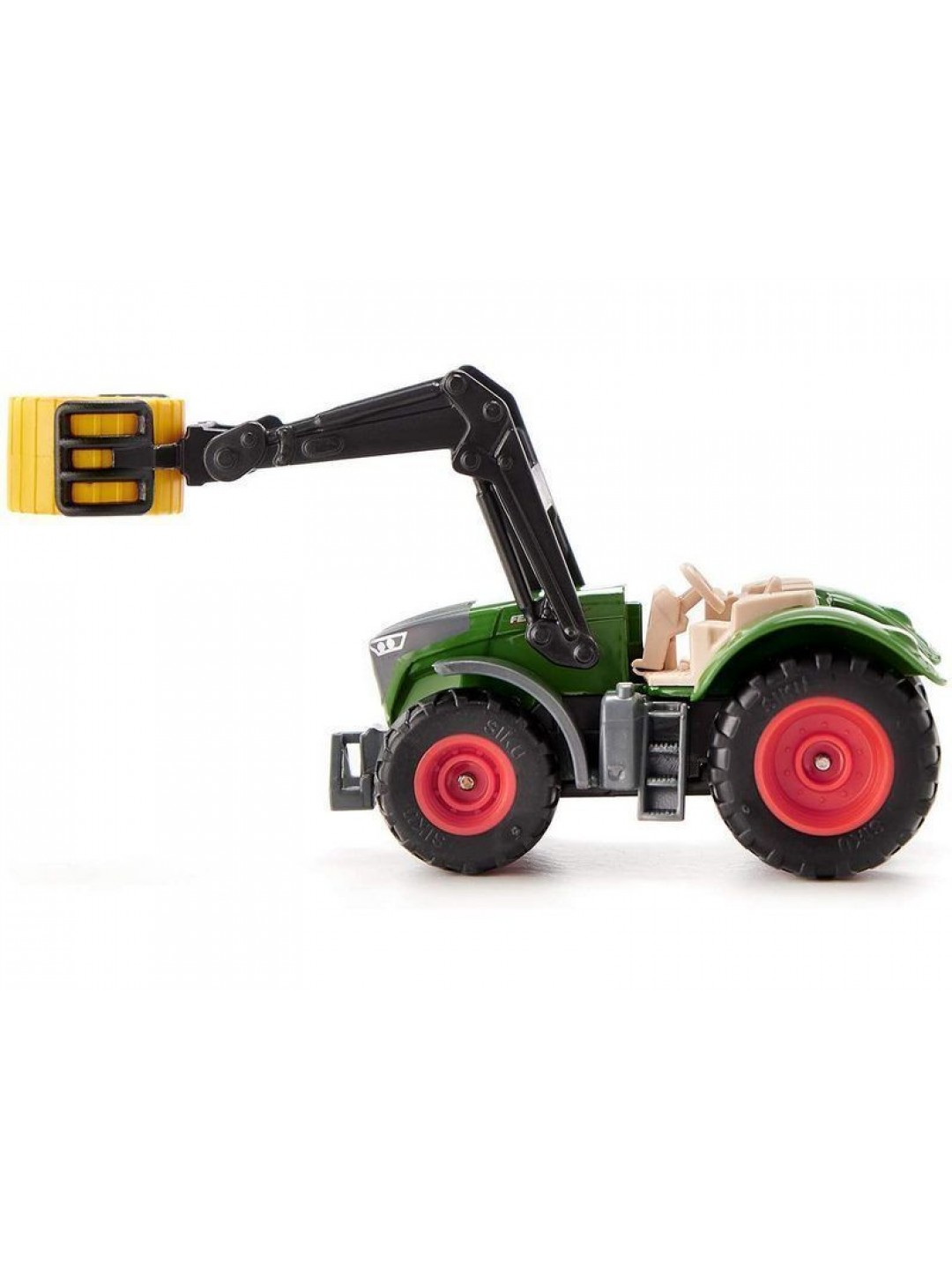 Трактор Siku 1539 Fendt 1050 Vario с фронтальным погрузчиком для захвата тюков