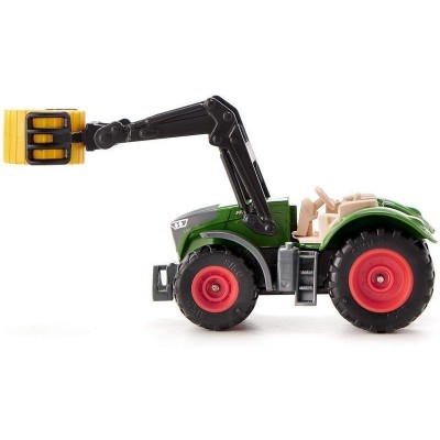 Трактор Siku 1539 Fendt 1050 Vario с фронтальным погрузчиком для захвата тюков