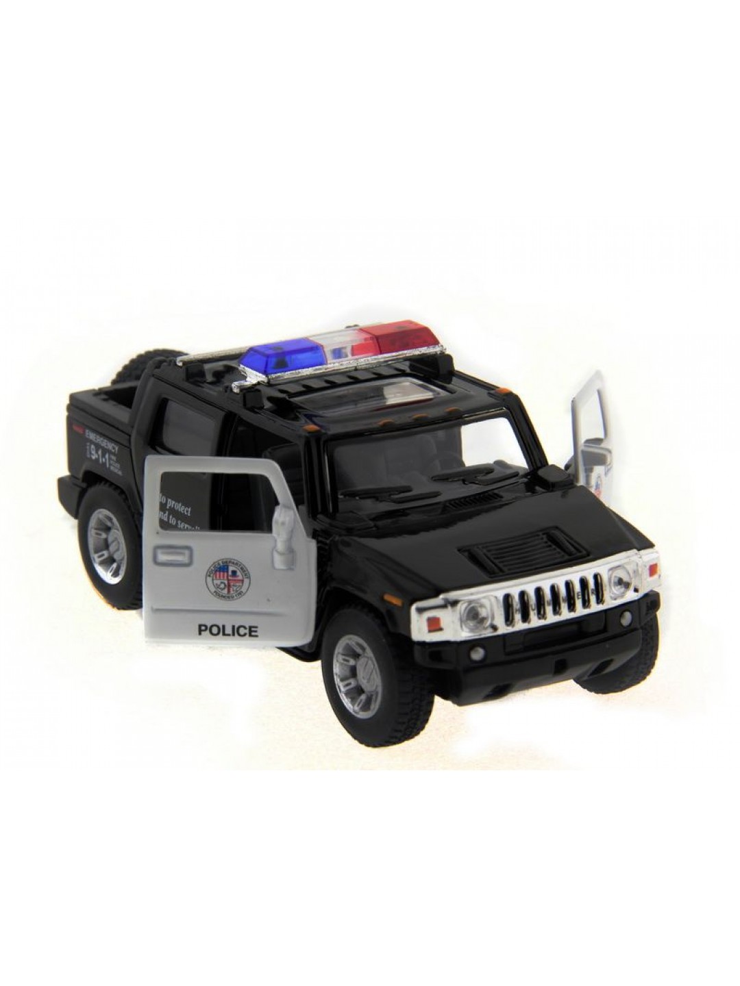 Машина Kinsmart 1:40 Hummer H2 Police инерция (1/12шт.) б/к