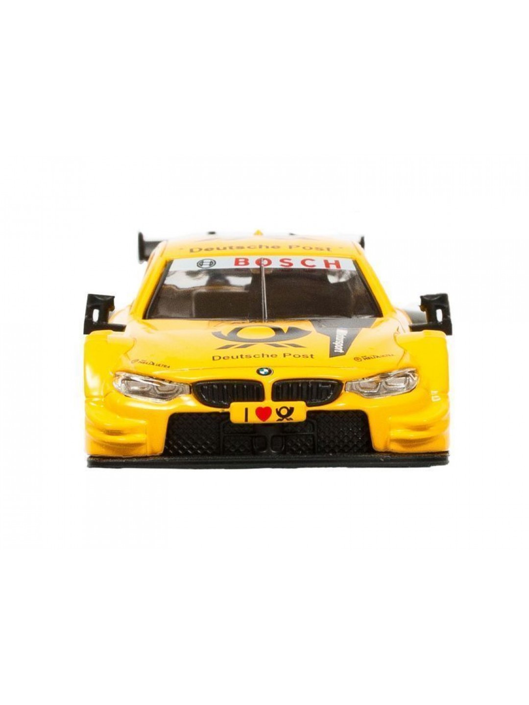 Машина "АВТОПАНОРАМА" BMW M4, 1/44, желтый, инерция, откр. двери, в/к 17,5*12,5*6,5 см