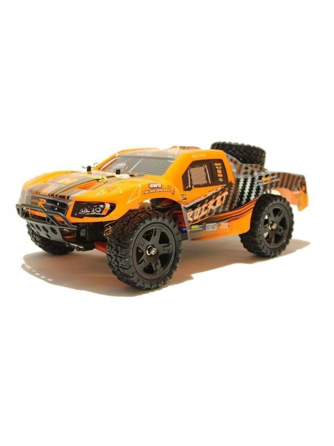 Радиоуправляемый шорт-корс Remo Hobby Rocket Brushless (оранжевый) 4WD 2.4G 1/16 RTR