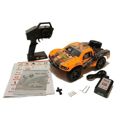 Радиоуправляемый шорт-корс Remo Hobby Rocket (оранжевый) 4WD 2.4G 1/16 RTR