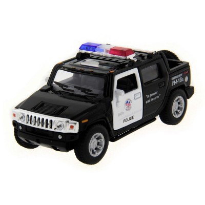 Машина Kinsmart 1:40 Hummer H2 Police инерция (1/12шт.) б/к