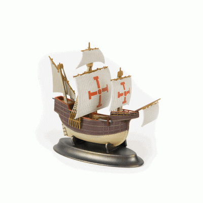 Сборная модель ZVEZDA Флагманский корабль Христофора Колумба "Санта-Мария", 1/350