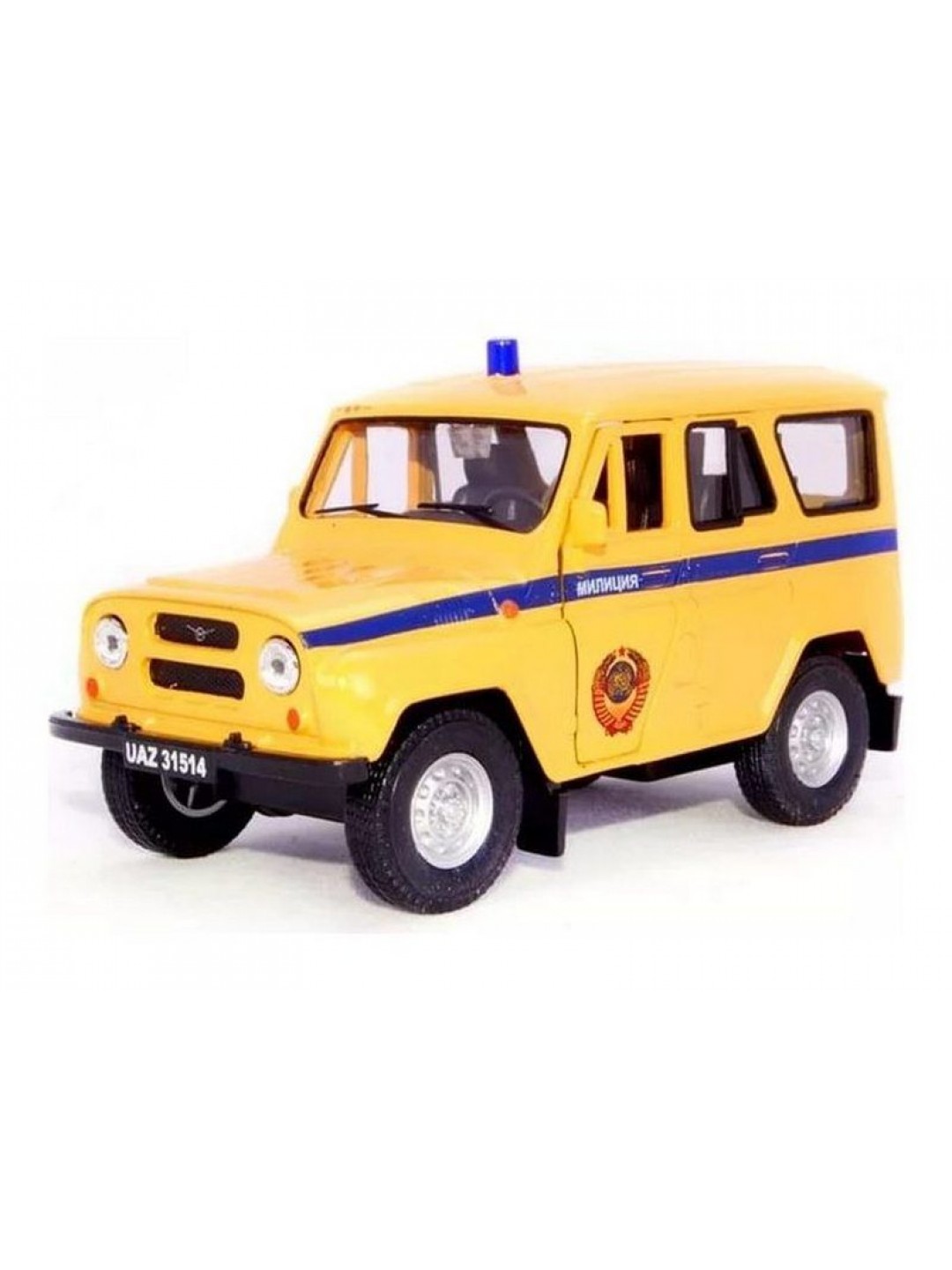 Машина Autotime "UAZ 31514" милиция СССР 1:36