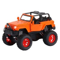 Машина "АВТОПАНОРАМА" "Внедорожник", оранжевый, 1/32, свет, звук, инерция, в/к 19*10*12,5 см Машина "АВТОПАНОРАМА" "Внедорожник", оранжевый, 1/32, свет, звук, инерция, в/к 19*10*12,5 см