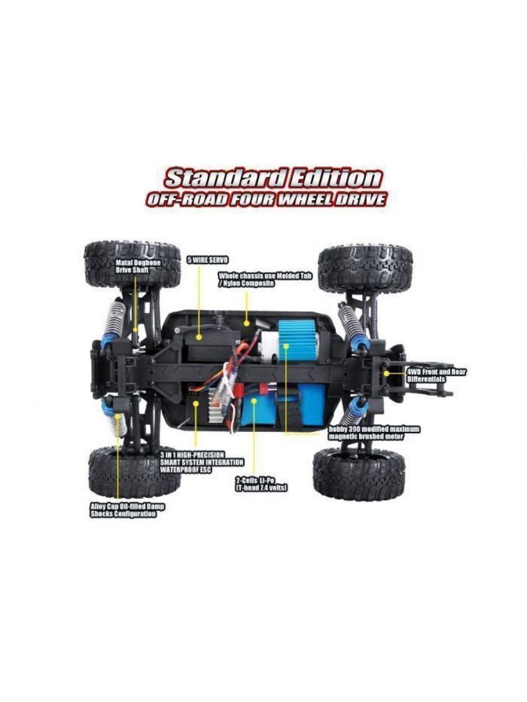 Радиоуправляемая багги Remo Hobby Dingo (зеленая) 4WD 2.4G 1/16 RTR