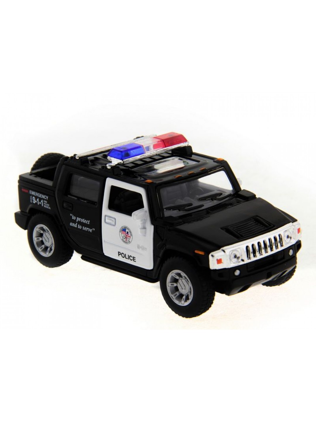 Машина Kinsmart 1:40 Hummer H2 Police инерция (1/12шт.) б/к