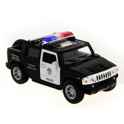 Машина Kinsmart 1:40 Hummer H2 Police инерция (1/12шт.) б/к