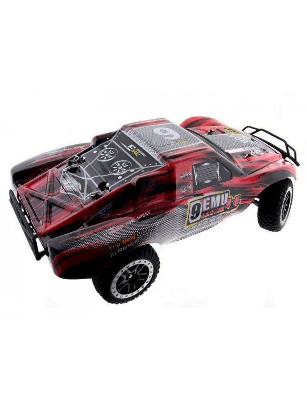Радиоуправляемый шорт-корс Remo Hobby 9EMU TWINS MOTOR (красный) 4WD 2.4G 1/8 RTR