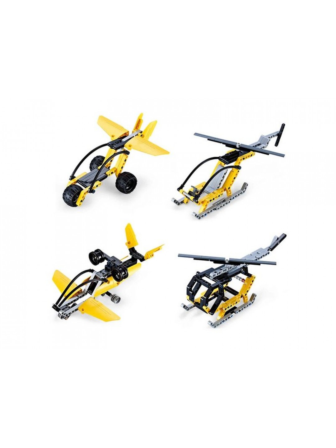 Конструктор CaDA Technic вертолет 4 в 1 (219 деталей)