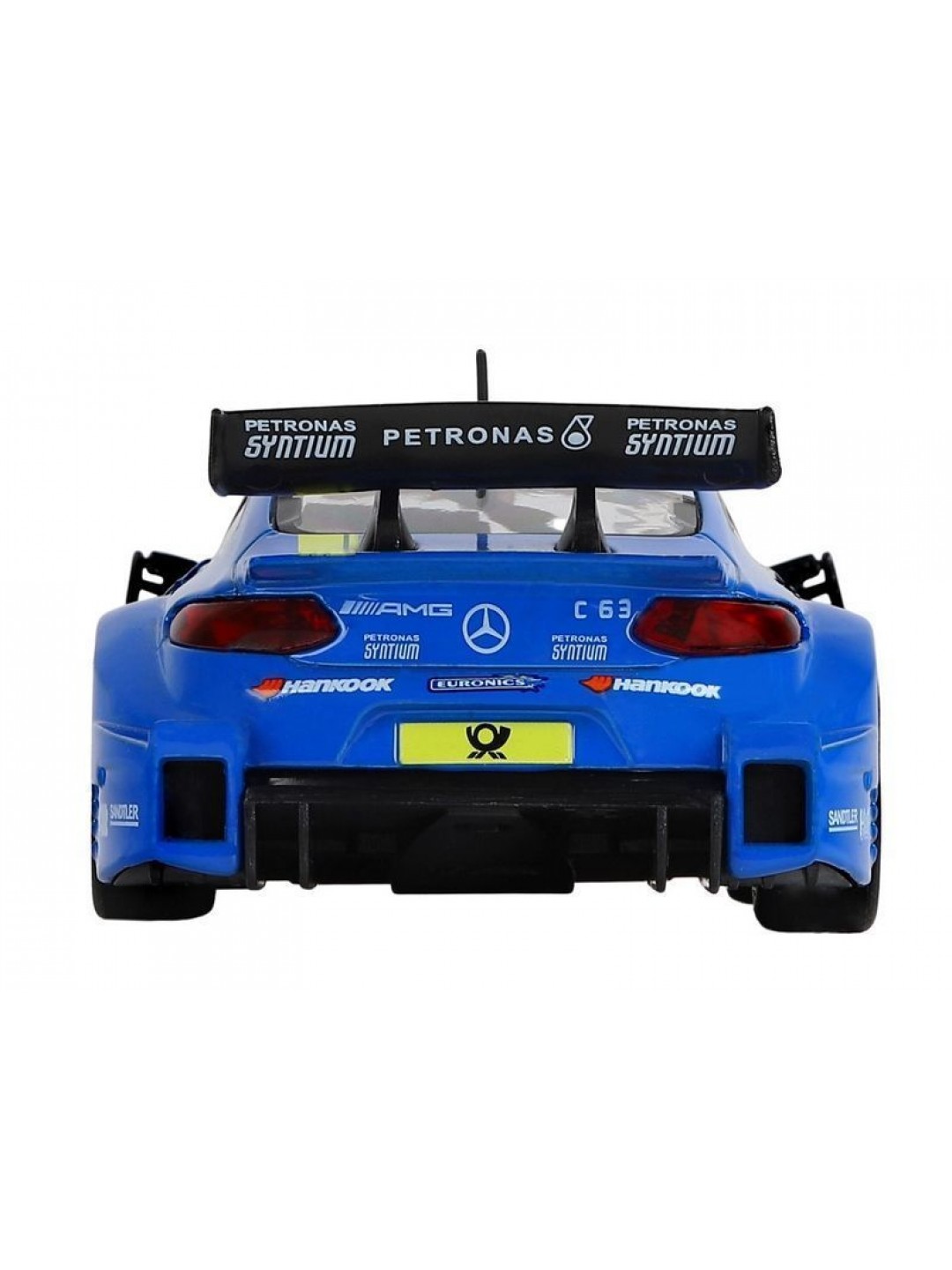 Машина "АВТОПАНОРАМА" Mercedes-AMG C 63 DTM, синий, 1/32, свет, звук, инерция, в/к 17,5*12,5*6,5 см