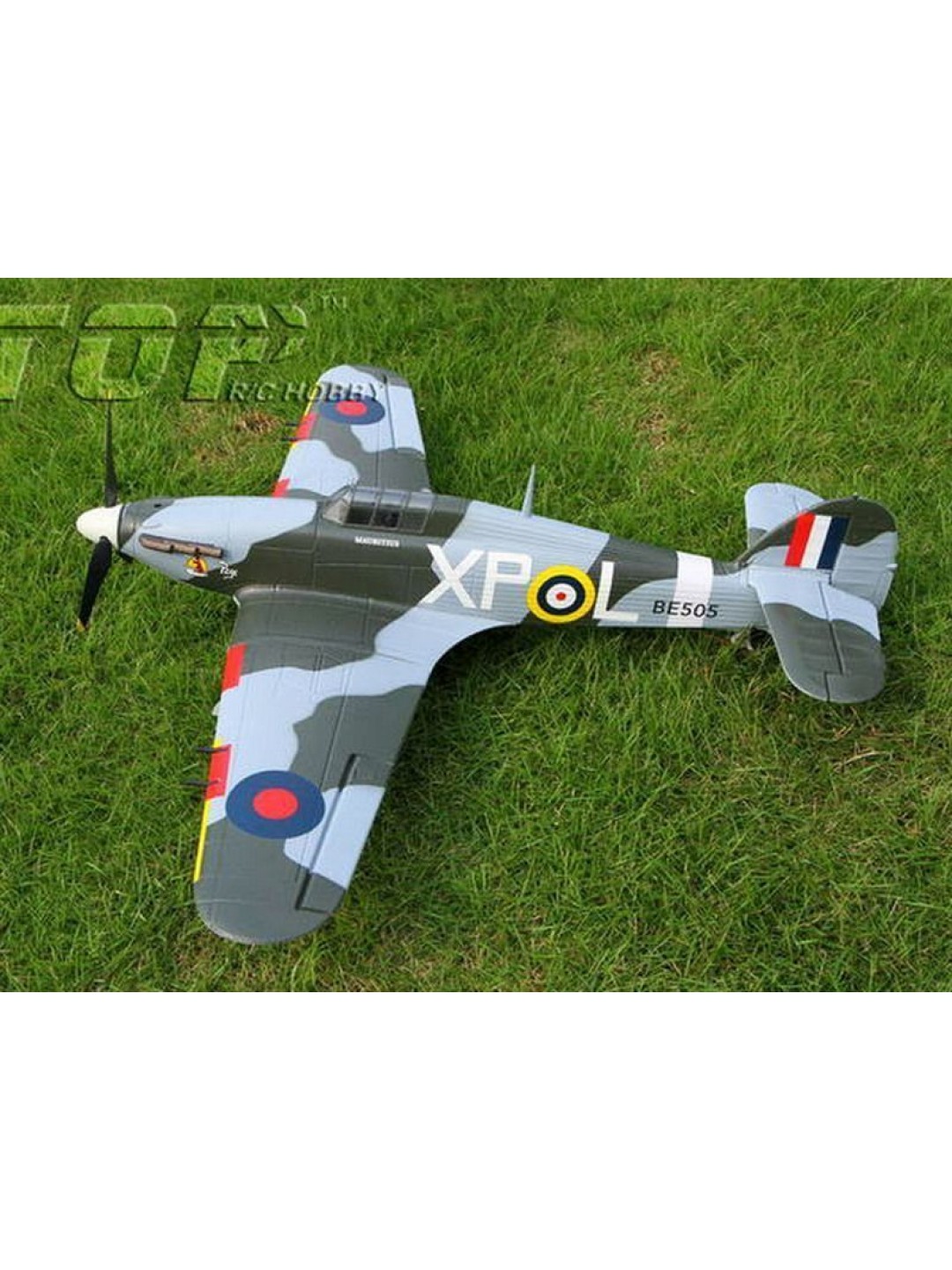 Радиоуправляемый самолет Top RC Hurricane Pro зеленый 750мм flight controller PNP