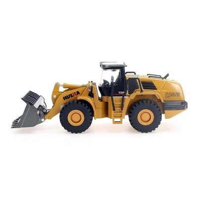 Металлический фронтальный погрузчик + самосвал HUI NA TOYS 1/50