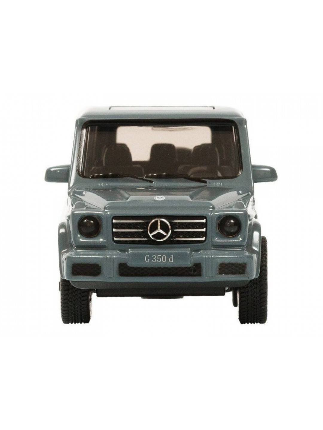 Машина "АВТОПАНОРАМА" Mercedes-Benz G350d, серый, 1/42, инерция, откр. двери, в/к 17,5*12,5*6,5 см