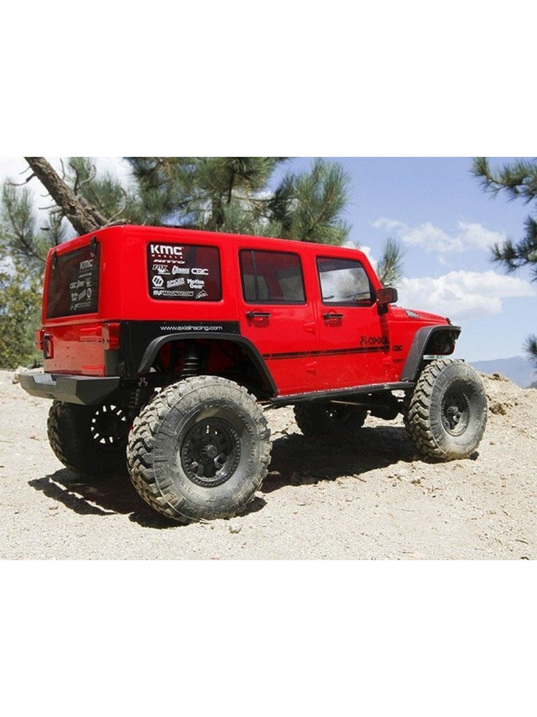 Модель для трофи 1:10 Axial SCX10 II 2017 Wrangler 4WD, электро, RTR (AX90060)