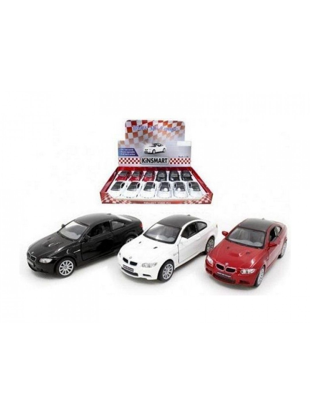 Машина Kinsmart "BMW M3 Coupe" инерция (1/12шт.) 1:36 б/к