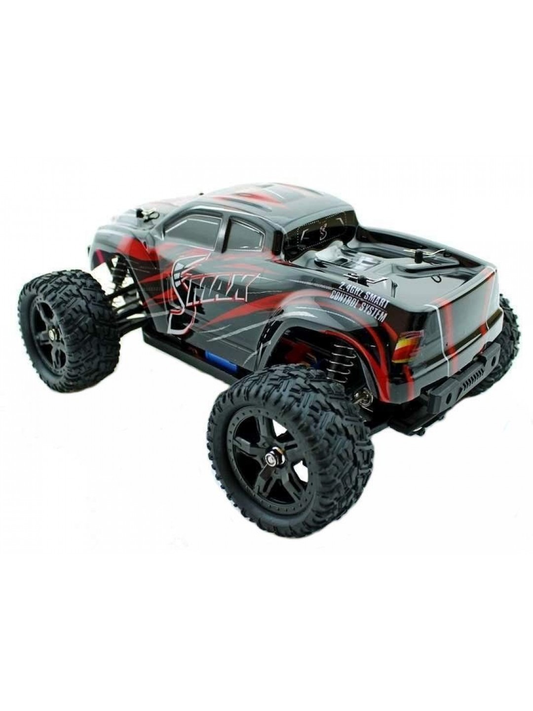 Радиоуправляемый монстр Remo Hobby SMAX Brushless (красный) 4WD 2.4G 1/16 RTR