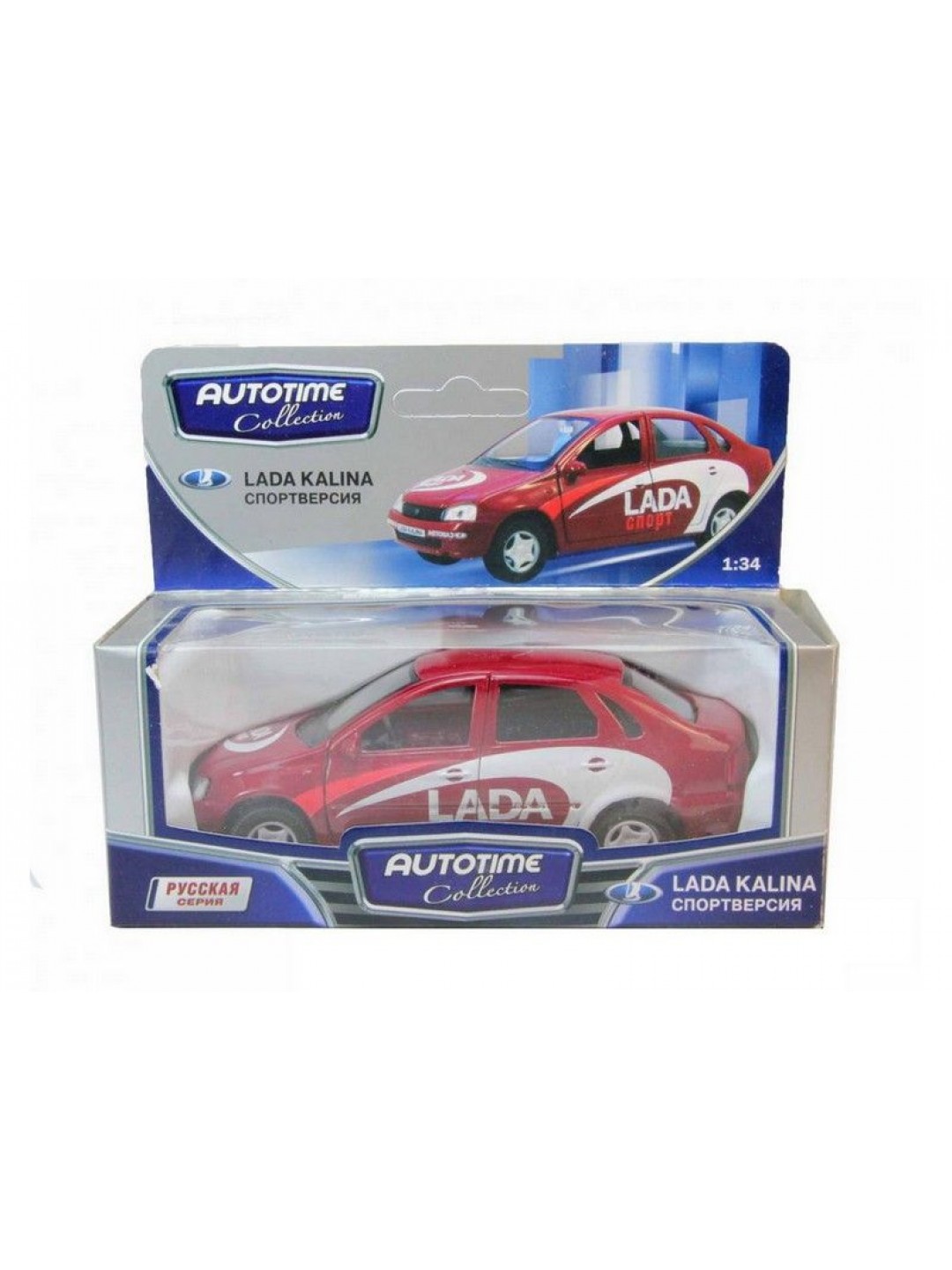 Машина Autotime "LADA KALINA" спортверсия 1:34