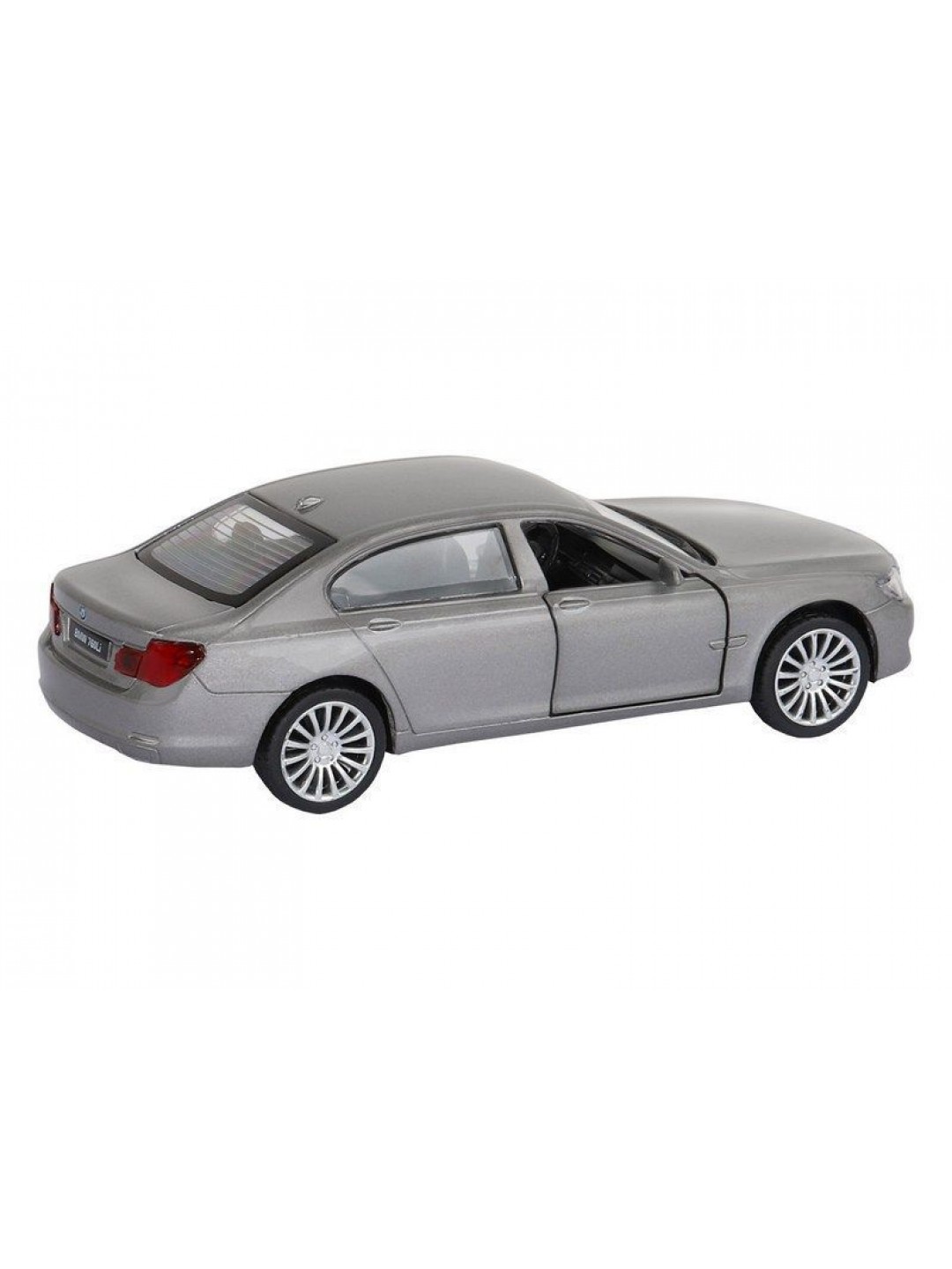 Машина "АВТОПАНОРАМА" BMW 760 LI, серый, 1/46, инерция, в/к 17,5*12,5*6,5 см