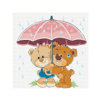 Набор юного художника 20х20 Медвежата в летний день (12 цветов) Набор юного художника 20х20 Медвежата в летний день (12 цветов)