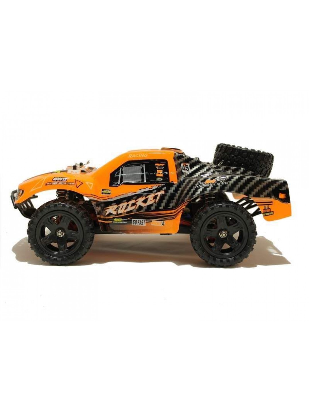 Радиоуправляемый шорт-корс Remo Hobby Rocket Brushless (оранжевый) 4WD 2.4G 1/16 RTR