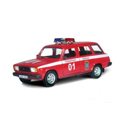 Машина Autotime "LADA 2104" пожарная охрана 1:36