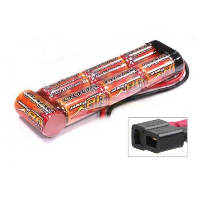 Аккумулятор Ni-Mh VBPower 5000mAh, 8,4V T-plug, банка с торца Аккумулятор Ni-Mh VBPower 5000mAh, 8,4V T-plug, банка с торца