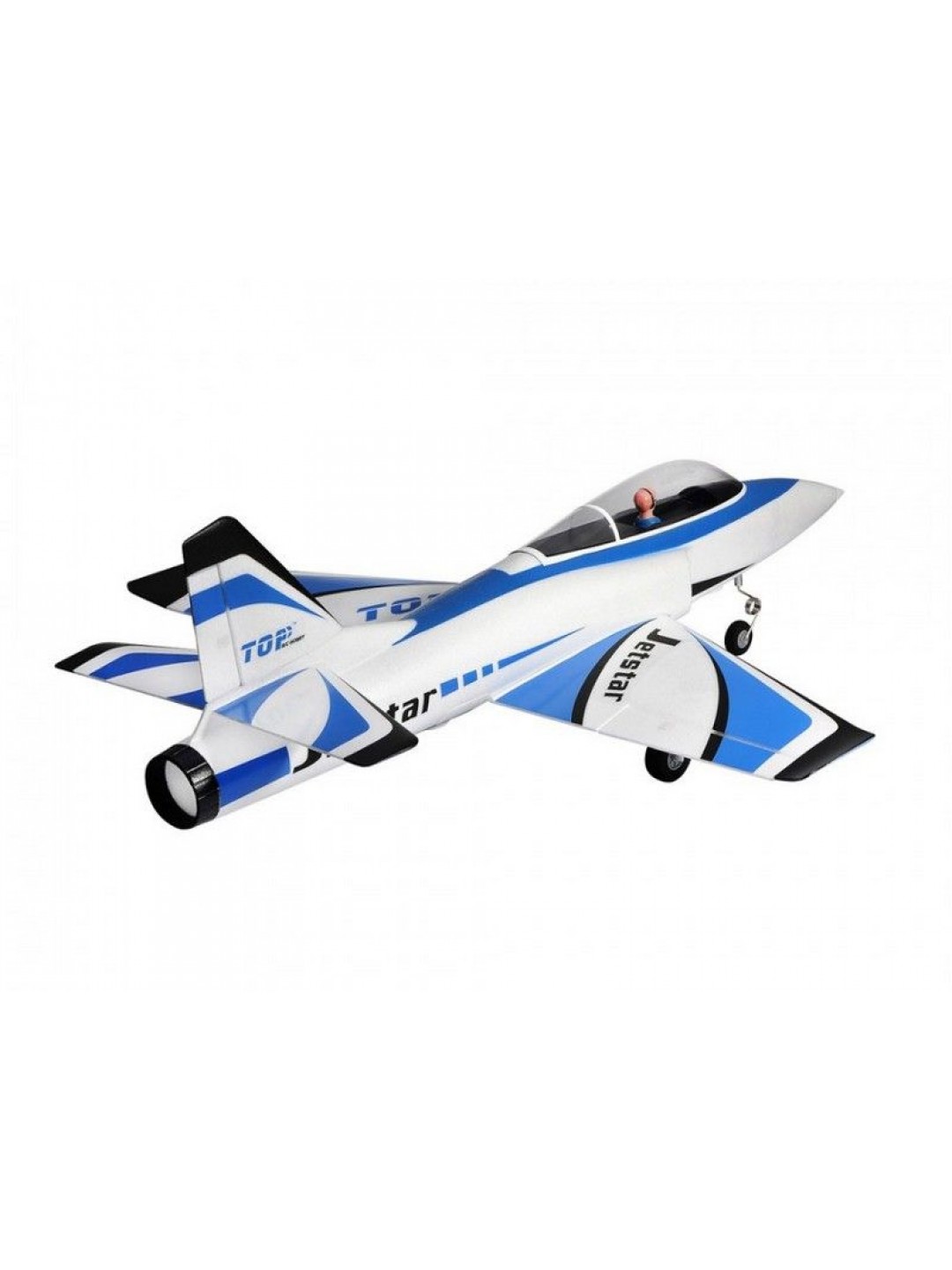 Р/У самолет Top RC Jet Star голубой 800 мм импеллер 65мм PNP